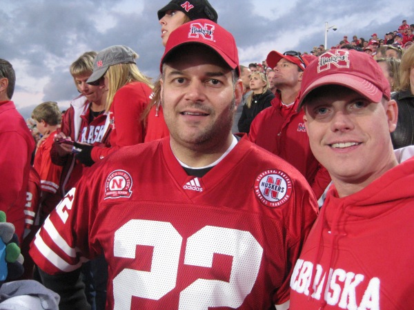 Brad Bush and Reid at Nebraska at Northwestern2